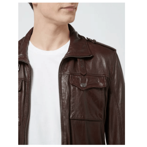 Mens-Classic-Chocolate-Brown-Field-Jackets-