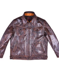 Goatskin Leather Ranch Jacket