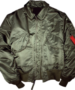 Sage Green Flight Bomber Jacket