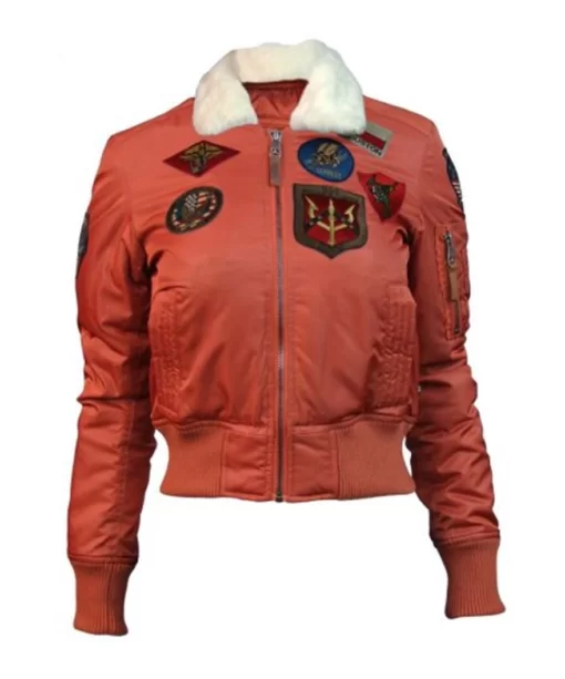 Women Top Gun Movie B-15 Flight Jacket