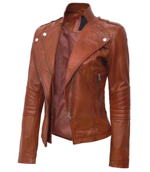 Womens-Tan-Fitted-Leather-Jacket-800x920