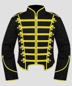 Black & Yellow Military Parade Jacket
