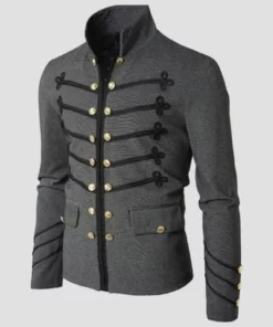 Genuo Retro Military Parade Men Jacket