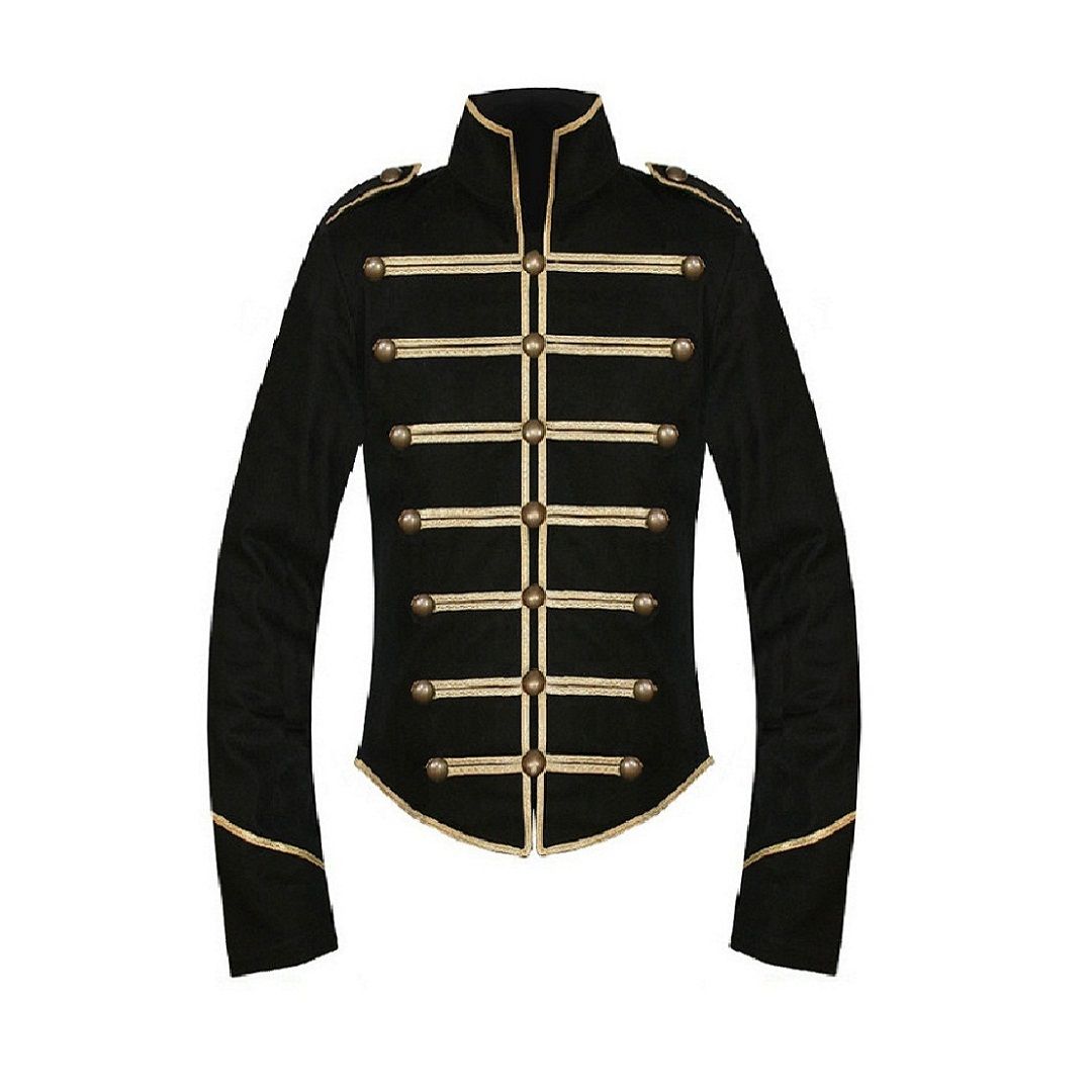 Gold And Black Parade Military Uniform Jacket l universal jacket