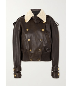 B3-Shearling-trimmed-Leather-Jacket