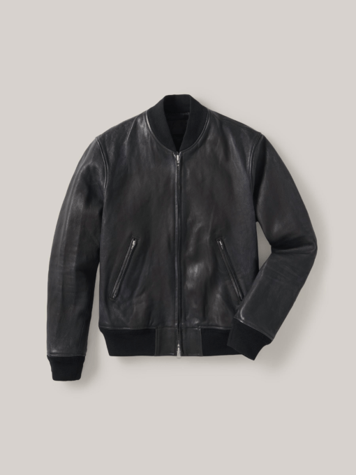 Black-Leather-Bomber-Jacket