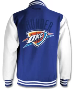 Blue NBA Oklahoma City Thunder Varsity Jacket 2022