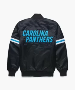 Carolina Panthers NFL Navy Satin Jacket 2022