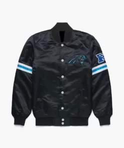 Carolina Panthers NFL Navy Satin Jacket