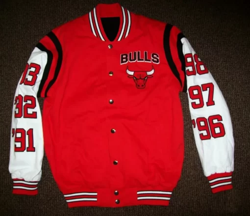 Chicago Bulls 6 NBA Finals Time Champions Jacket