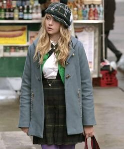 Gossip Girl Taylor Momsen Grey Coat