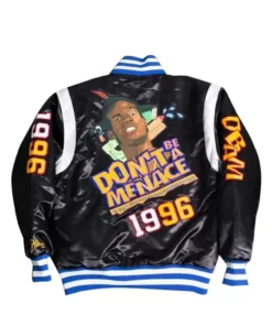 Headgear Classics Black Don’t Be A Menace Satin Jacket 2022