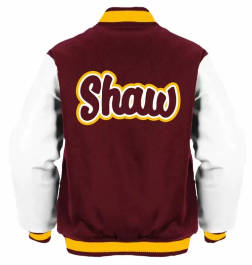 Maroon Shaw University Varsity Jacket 2022