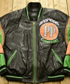 Pelle Pelle Baseball Champions Soda Club Leather Jacket
