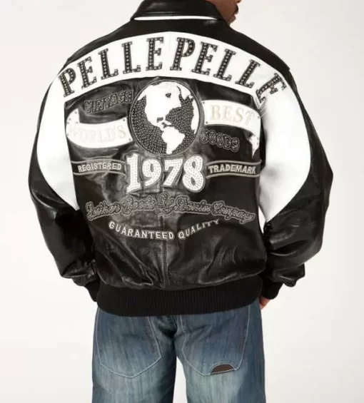 Pelle Pelle Black White World’s Best 1978 Studded Jacket 2022