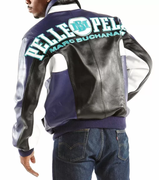 Pelle Pelle Marc Buchanan Blue Leather Jacket 2022