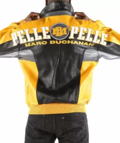 Pelle Pelle Marc Buchanan Yellow Leather Jacket 2022