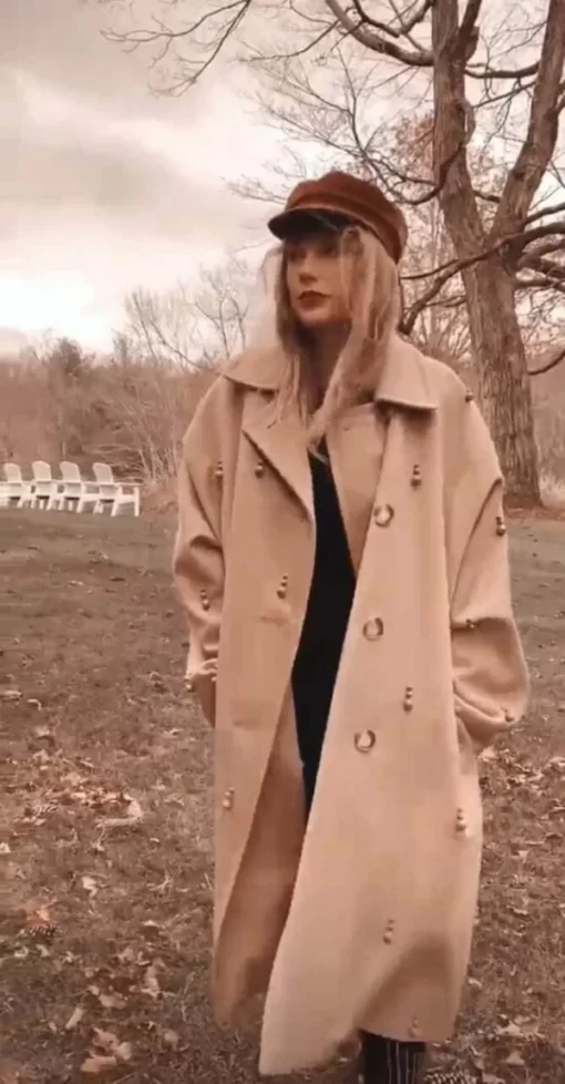 Red-All Too Well Taylor Swift Trench Coat