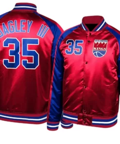 Red Sacramento Kings Marvin Bagley III Satin Jacket