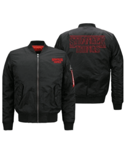 Stranger Things Bomber Black Jacket