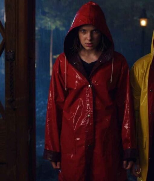 Stranger Things Season 04 Eleven Red Hooded Coat 2022