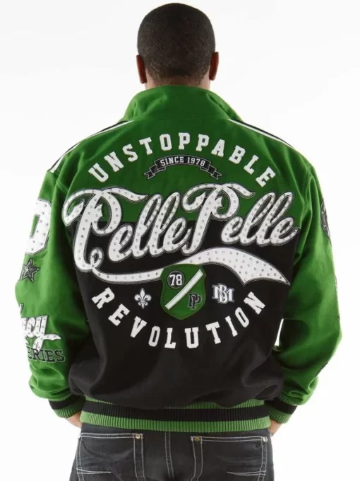 Unstoppable Pelle Pelle Revolution Varsity Jacket