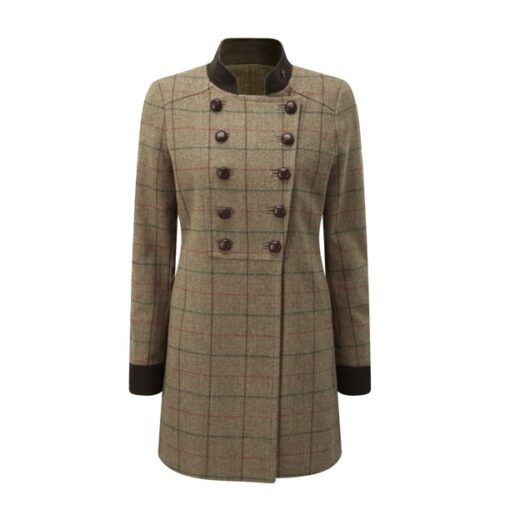 Womens-Rosedene-Military-Tweed-Country-Coat