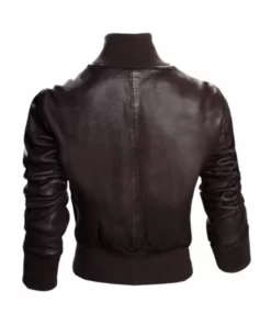 Women’s Top Gun Bomber Leather Jacket 2022
