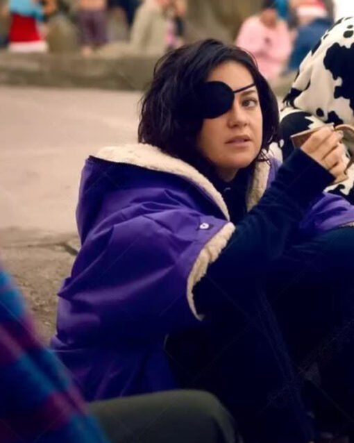 Bad Sisters 2022 Sarah Greene Purple Coat