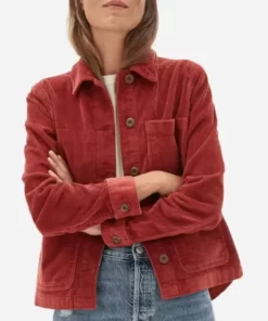 Birds of Paradise Kate Sanders Red Cord Jacket
