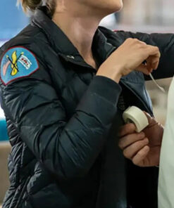 Chicago Fire S10 Kara Killmer Quilted Jacket