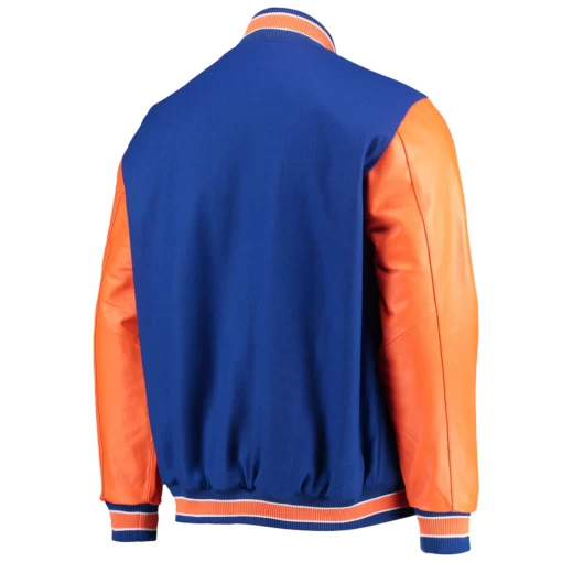 New York Mets Starter Varsity Wool & Leather Jacket