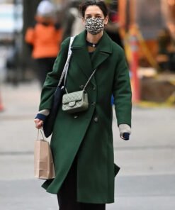 Rare Objects 2022 Katie Holmes Green Coat