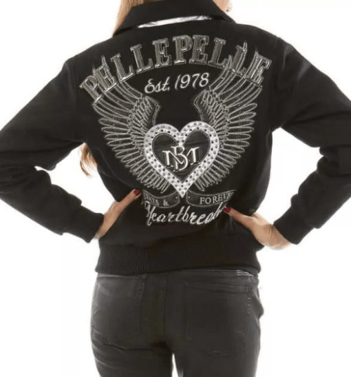 Black Pelle Pelle Heart Breaker Wool Jacket 2022