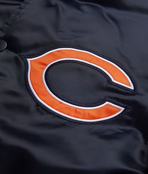 Chicago Bears Satin Bomber Jacket 2022