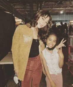 Day Shift 2022 Natasha Liu Bordizzo Suede Jacket