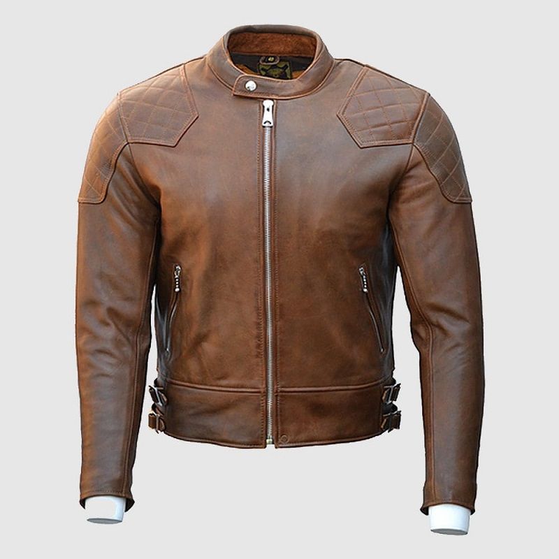 Goldtop 76 Armoured Brown Leather Jacket | Universal Jacket