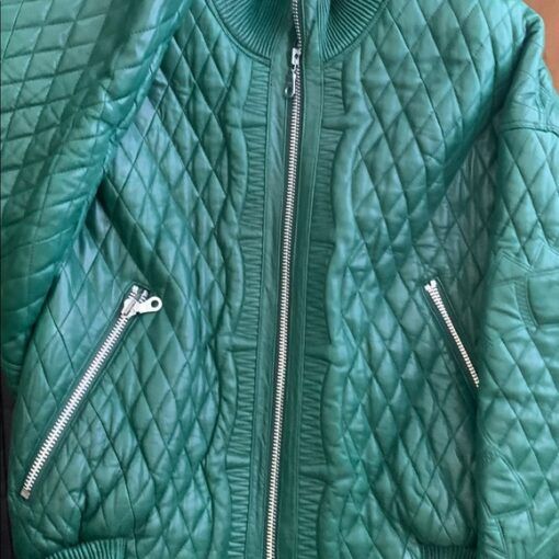 Green Leather Pelle Pelle Jacket