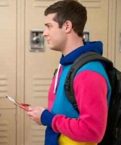 Never Have I Ever S03 Jaren Lewison Multi-Color Hoodie