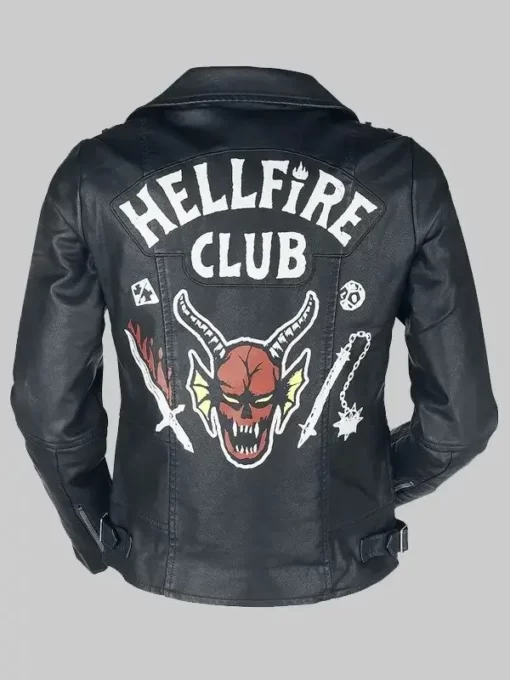 Stranger Things 4 Hellfire Club Biker Jacket 2022