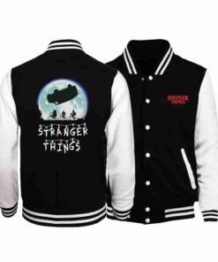 Stranger Things Christmas Light Varsity Jacket