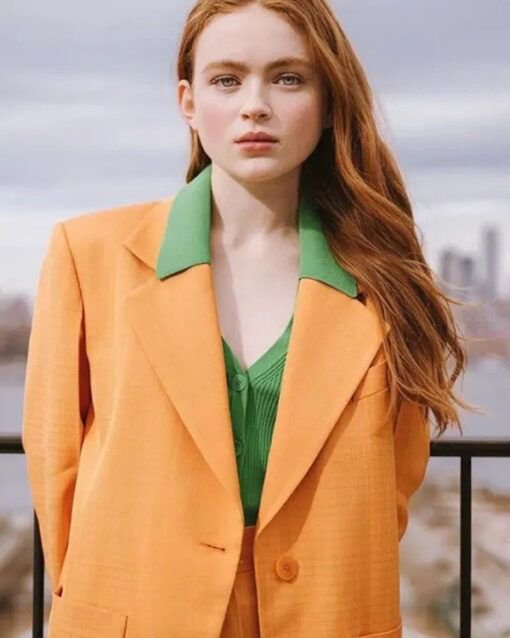 Stranger Things S04 Sadie Sink Orange Blazer