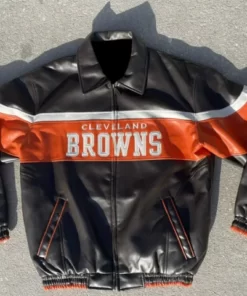 Vintage NFL G-III Cleveland Browns Leather Jacket
