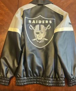 Vintage NFL Oakland Raiders Football Leather Jacket 2022