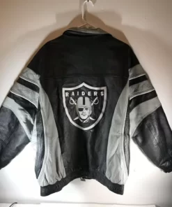 Vintage Oakland Raiders NFL Team Leather Jacket 2022