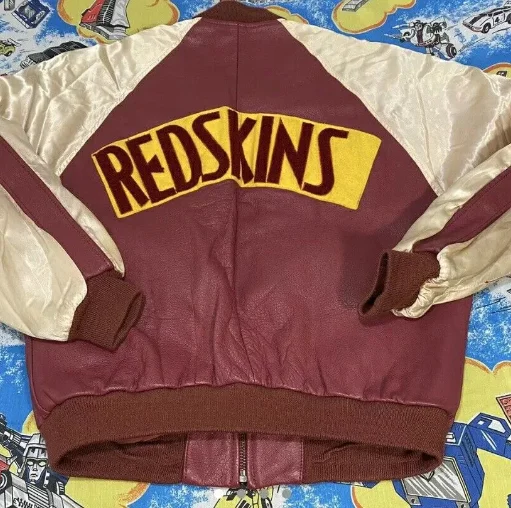 Washington Redskins NFL Mirage Leather Jacket 2022