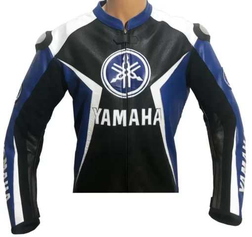 Yamaha Sports Motorcycle Racing Leather Jacket 2022