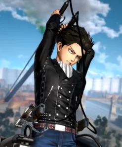 Attack on Titan Hiroshi Kamiya black Jacket