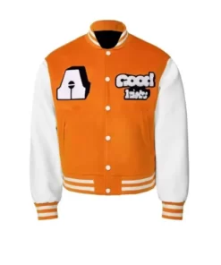 Orange Block Logo A Few Good Kids Varsity Jacket