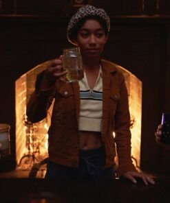 The Midnight Club Iman Benson Brown Jacket 2022